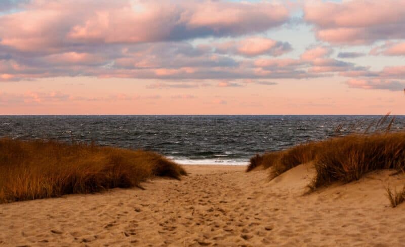 Evening at the beach - one of the most romantic things to do in Cape Cod