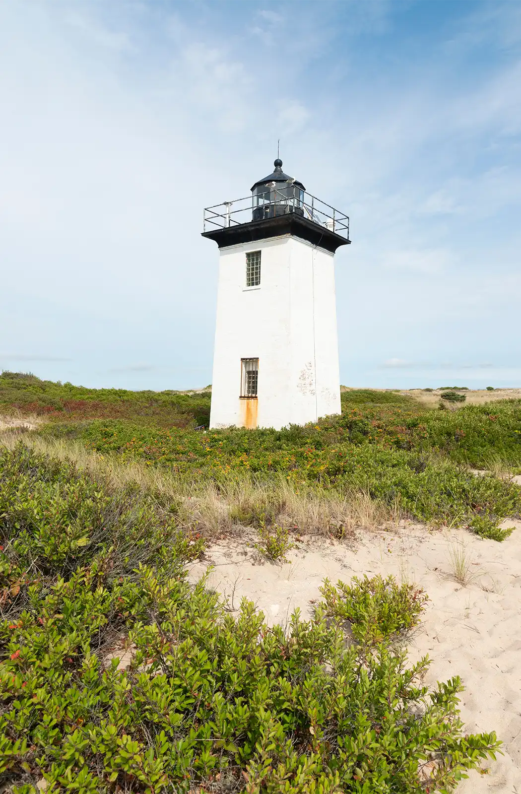 Provincetown's Wood End Lighthouse is easiest to access by walking trails