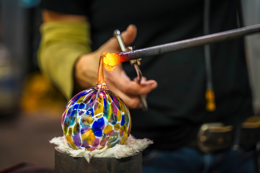 Watch how glass trinkets are made at the Sandwich Glass Museum.